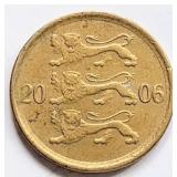 Estonia 2006, 10 CENTI coin 17mm bronze