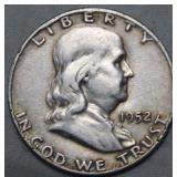 USA Franklin Half Dollar 1952-D