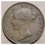 Great Britain Victoria 1854 Half Penny