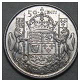 Canada 50 Cents 1947 Curved 7