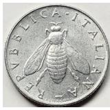 Italy 1954, 2 LIRE 18.2mm Aluminum
