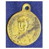 c1938 King Albert I, Souvenir Pendant Token