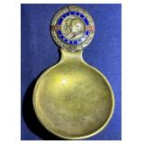 1935 Rowat's Brass Tea Holder King George V