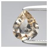 0.70ct 5.7x5mm VS Pear Natural Champagne Zircon -