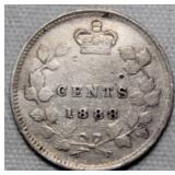 Canada 5 Cents 1888