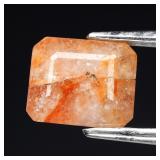 1.49ct Octagon Natural Pinkish Orange Tourmaline -