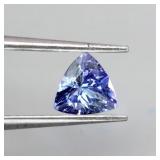 Trilliant Cut Natural Violet Blue Tanzanite Tanzan