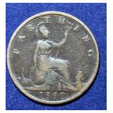 Great Britain 1 Farthing 1860