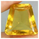 Fancy Cut Natural Unheated Top Rich Yellow Citrine