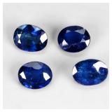 Oval Natural Heated Royal Blue Sapphire Madagascar