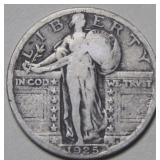 USA Standing Liberty Quarter 1925