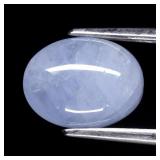 2.85ct 9.2x7mm Oval Cabochon Natural Blue Sapphire