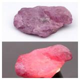 21.92ct 24x16.5mm Rough Natural Purplish Red Ruby