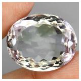 Oval Cut Natural Top Bi Color Purple Yellow Ametri