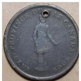 Canada LC-9A  Habitant 1837 Penny Bank Token