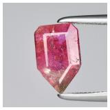 0.87ct Fancy Natural Green Purplish Pink Tourmalin