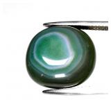21.65ct Free Form Cabochon Natural Blue Green Chal