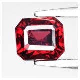 0.88ct 5x4.5mm Octagon Natural Purplish Pink Rhodo