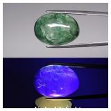 37.65ct 21.8x15.7mm Oval Natural Green Fluorite -