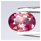 0.40ct Oval Natural Orangish Pink Sapphire - Unhea