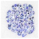 Pear Cut Natural Unheated Violet Blue Tanzanite 30