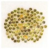 Round Diamond Cut Natural Heated Yellow Sapphire L