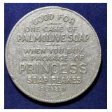 1920-40 Palmolive Canada Soap Cake Token