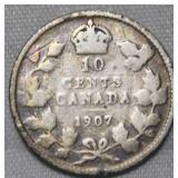 Canada 10 Cents 1907