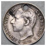 Spain 50 Centimos 1881