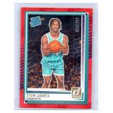 /219 Sion James #20 - 2025 Donruss Basketball RC R