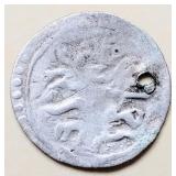 Ottoman Empire 1800s silver Akce coin 15mm