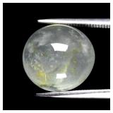 8.12ct 12.7x12mm Oval Cabochon Natural Green Beryl