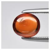 1.15ct Oval Cabochon Natural Orange Spessartite Ga