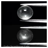 1.73ct Oval Natural Very Light Blue Cat's Eye Aqua