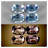 Antique Natural Unheated Color Change Fluorite 4pc