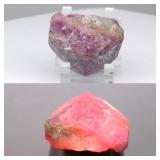 42.41ct 25.5x22mm Rough Natural Purplish Red Ruby