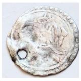 Ottoman Empire 1800s silver Akce coin