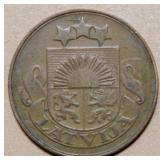 Latvia 5 Santimi 1922