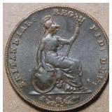 Great Britain Victoria 1843 Farthing