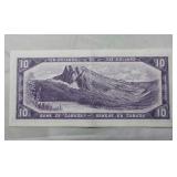 Canada $10 Banknote BC-40b Beattie Rasminsky