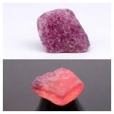 14.39ct Rough Natural Purplish Red Ruby - Unheated
