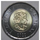Canada $2 2022 Honouring Queen Elizabeth II - Blac