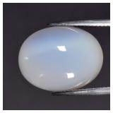 16.26ct Oval Cabochon Natural Lavender Blue Chalce