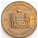 Canada NEWFOUNDLAND 1949 Medal 32mm 12g