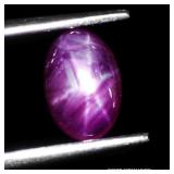 Oval Cab 100% Natural Red 6 Rays Star Ruby Africa