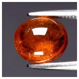 2.20ct Oval Cabochon Natural Orange Spessartite Ga