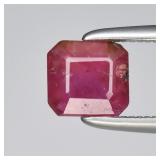 0.73ct 5x4.8mm Octagon Natural Purplish Pink Tourm