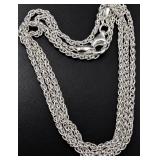 Silver 5.23g Chain 18''