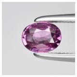0.33ct 4.8x3.8mm Oval Natural Purplish Pink Rhodol
