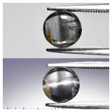 1.38ct Semi-Round Natural Deep Purple Cat's Eye Sc